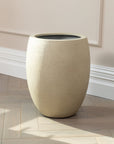 Artificial Ficus Tree UV/IFV in Antique White Planter